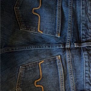 Kimes Ranch Denim Jeans with Tan Accents